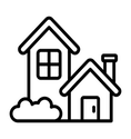 house line art icon