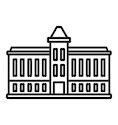 Parliament line art icon