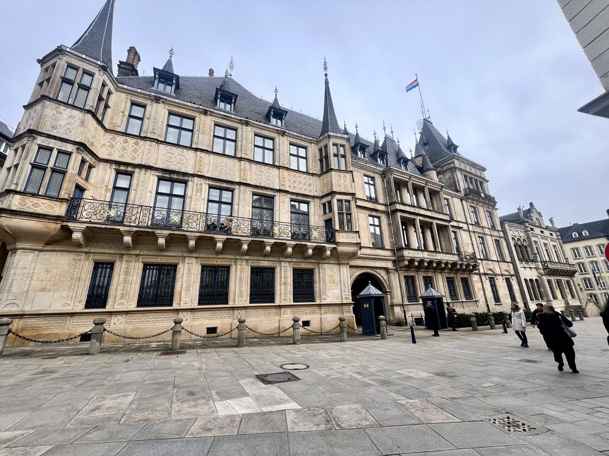 Spectacular view of Luxembourg City skyline with its historic bridges, medieval architecture, and the iconic Casemates du Bock, showcasing the charm and beauty of Luxembourg; travel guide to Luxembourg City