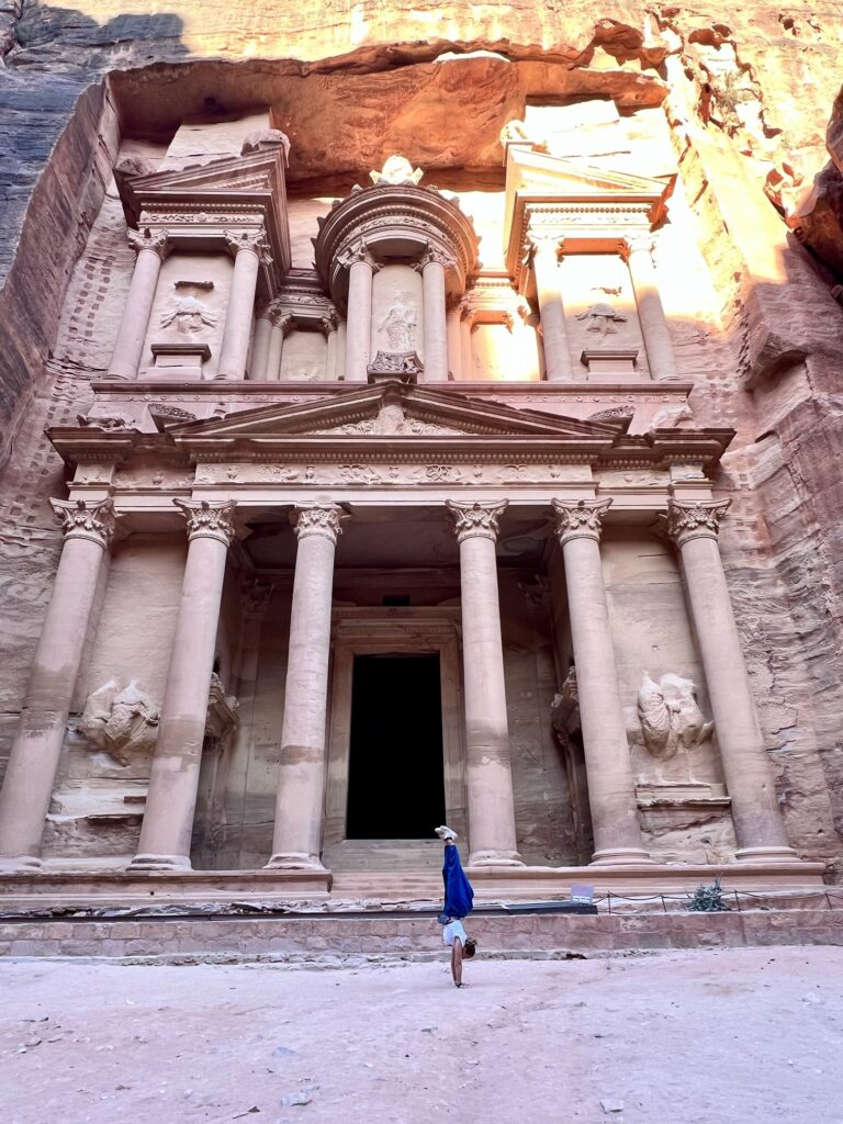 Beautiful landscape of Jordan featuring historic ruins, desert scenery, and unique rock formations. The image highlights Jordan's diverse attractions, including ancient cities, UNESCO World Heritage sites, and stunning natural beauty, making it a popular destination in the Middle East for travelers seeking cultural and outdoor adventures. Essential Tips for Female Travel in Jordan