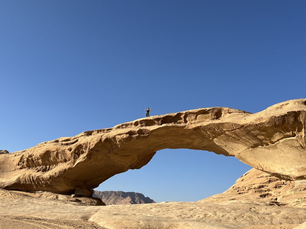 Beautiful landscape of Jordan featuring historic ruins, desert scenery, and unique rock formations. The image highlights Jordan's diverse attractions, including ancient cities, UNESCO World Heritage sites, and stunning natural beauty, making it a popular destination in the Middle East for travelers seeking cultural and outdoor adventures.