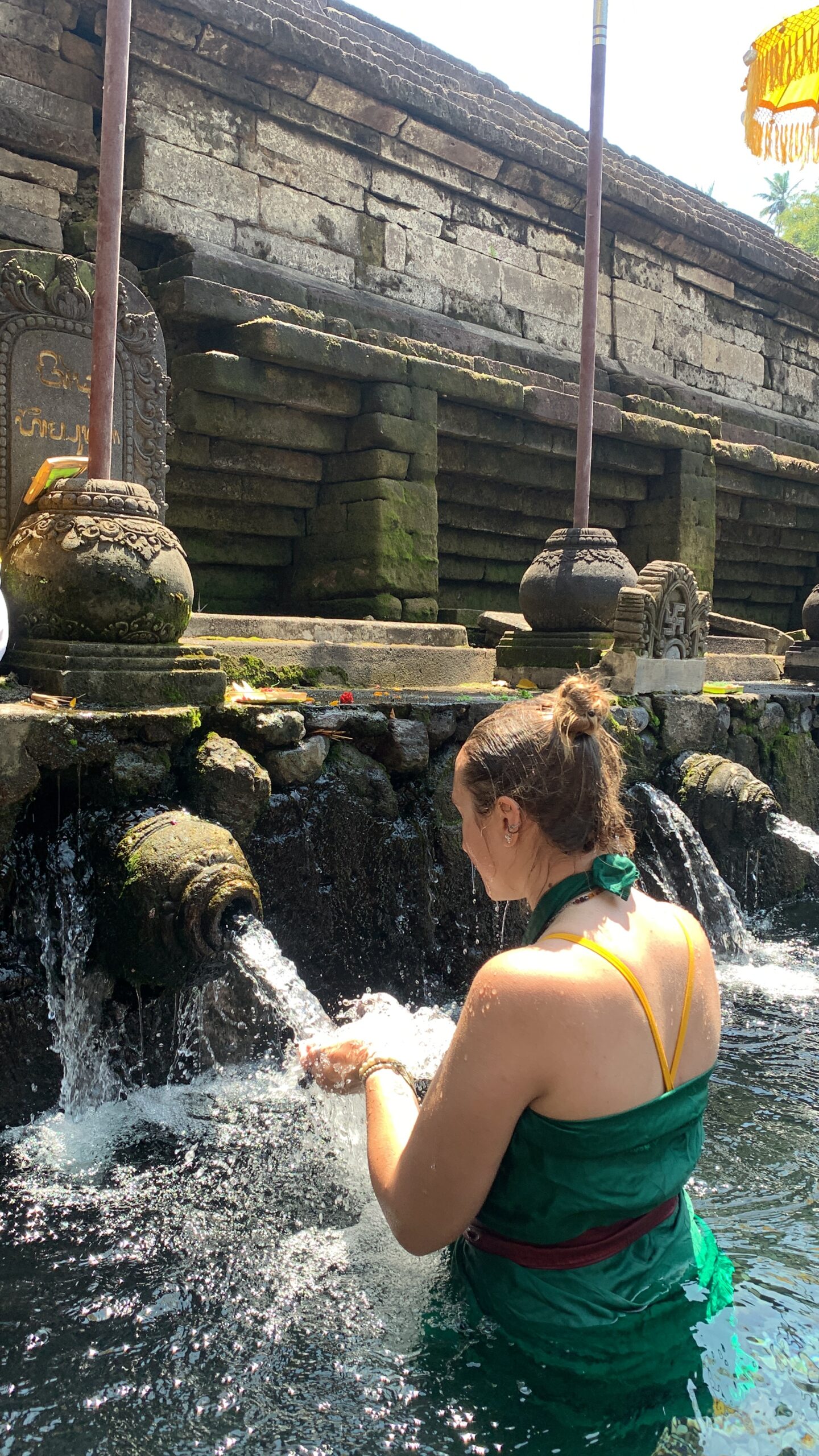 melukat ritual in Bali