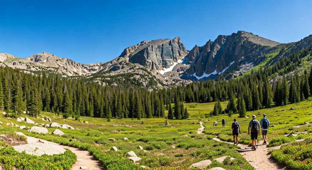 Stunning landscape of Colorado featuring majestic Rocky Mountains, scenic hiking trails, and breathtaking natural beauty—perfect for adventure travel, outdoor exploration, and nature photography. Discover the best destinations in Colorado for hiking, road trips, and cultural travel experiences; best places to visit in Colorado