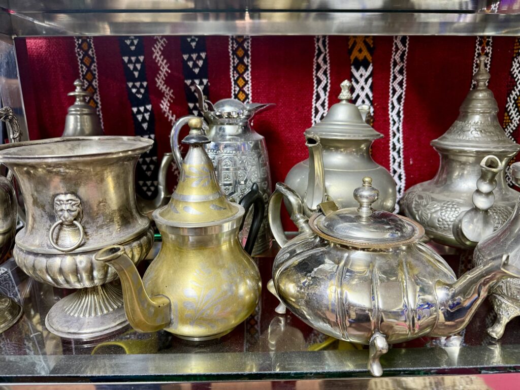Vibrant street scene in Marrakech, Morocco featuring colorful souks, traditional riads, and the historic Koutoubia Mosque — top travel destination for Moroccan culture, architecture, and exotic shopping in North Africa.