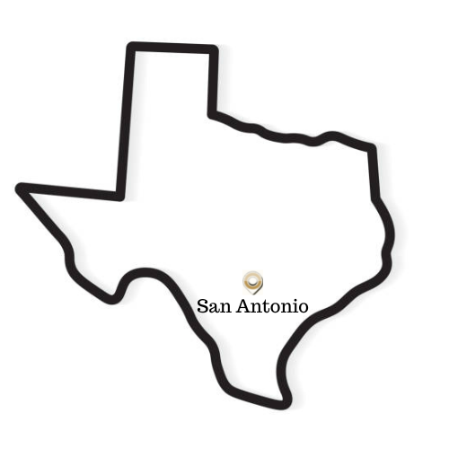 RA Texas map