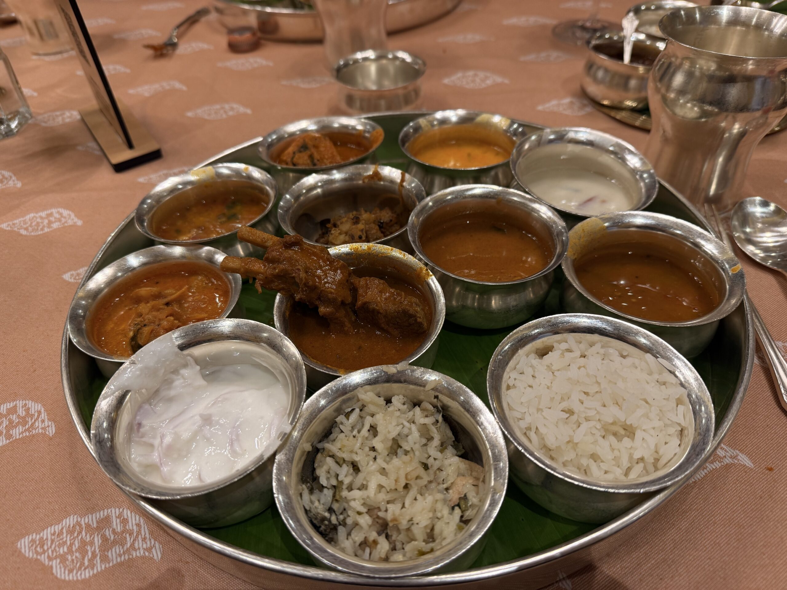 Traditional Indian food in Delhi, India. Travel guide to India
