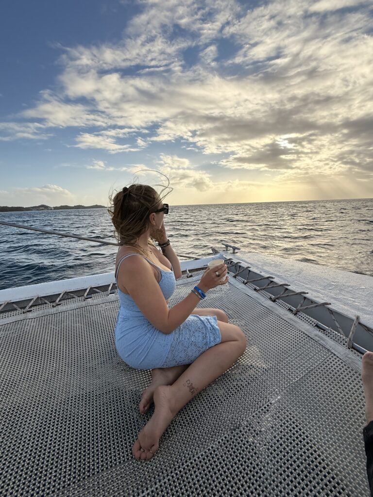 Aerial view of Grand Anse Beach, Grenada — one of the Caribbean's longest white sand beaches stretching along the island's southwestern coast