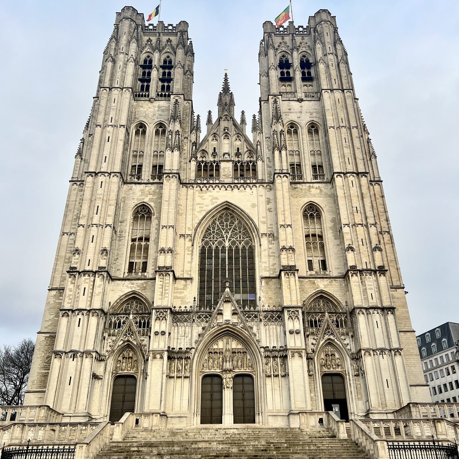 Enchanting view in Brussels, Belgium, with ornate medieval architecture and bustling activity, capturing the essence of Belgian heritage and culture